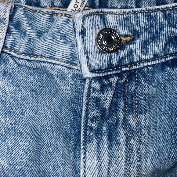 Mango Cropped High Waist Culotte Jeans 8 - Picture 2 of 9